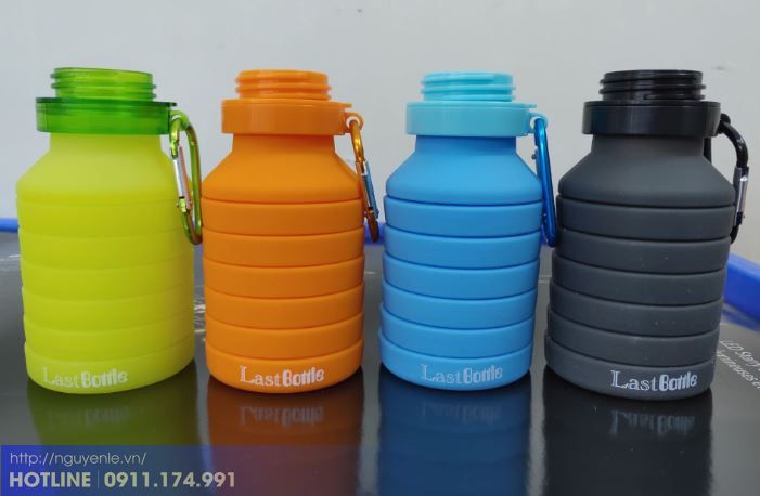 BÌNH ĐỰNG NƯỚC BẰNG SILICONE IN LOGO 4