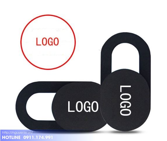 CHE MẮT WEBCAM, WEBCAM COVER IN LOGO THEO YÊU CẦU